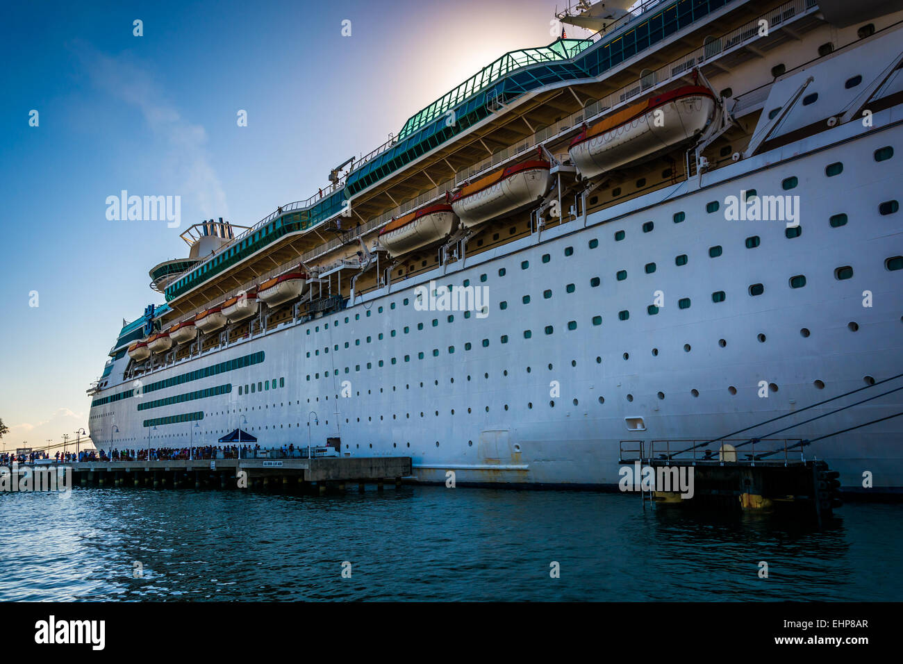 Cruise ship in Key West, Florida Stock Photo Alamy