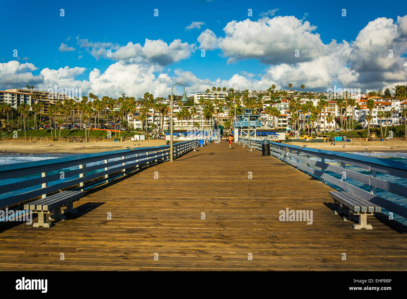 The fishing pier in San Clemente, California. Stock Photo
