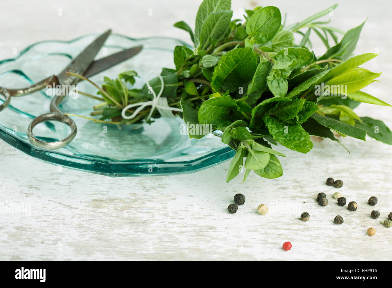 Kitchen Herbs and Spices Stock Photo Alamy