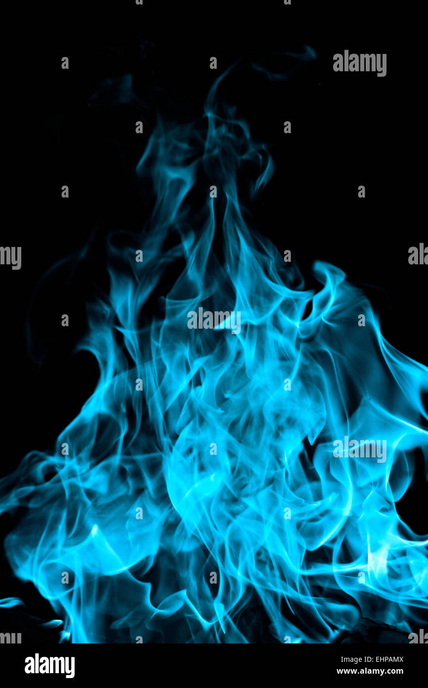 Blue flames hi-res stock photography and images - Alamy