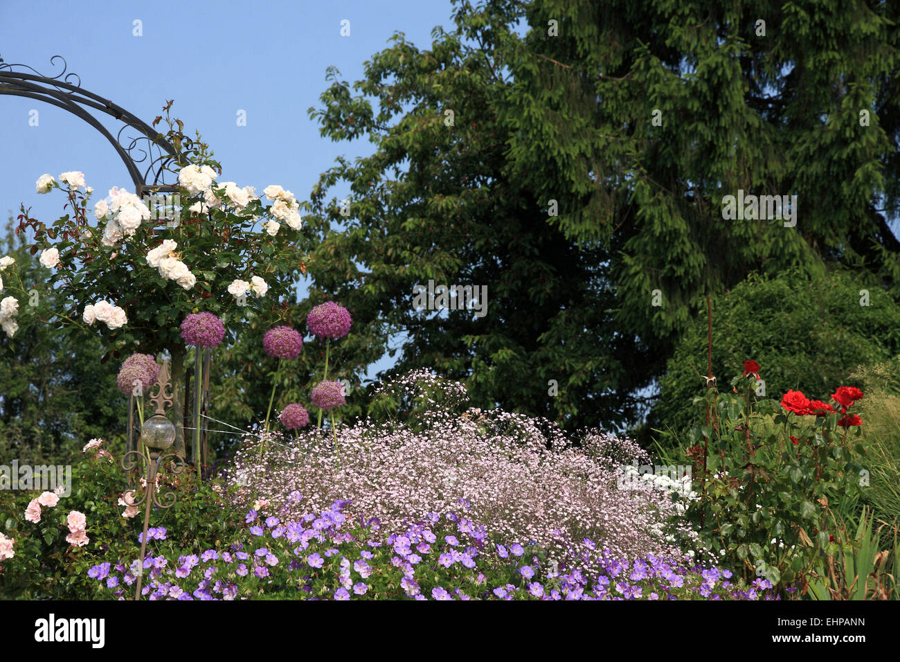Garden splendour Stock Photo