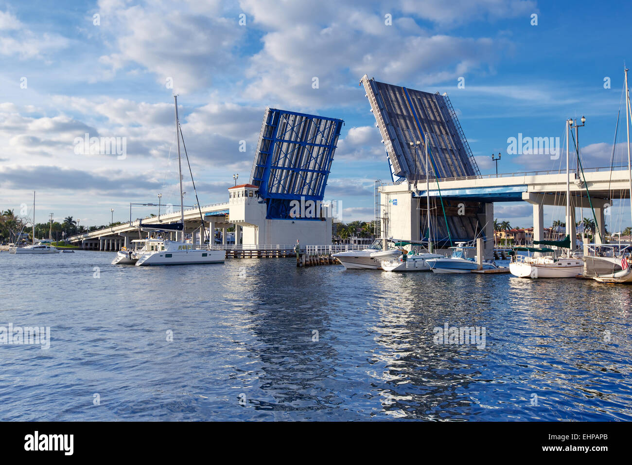 Port Everglades, Fort Lauderdale Bridge Stock Photo Alamy