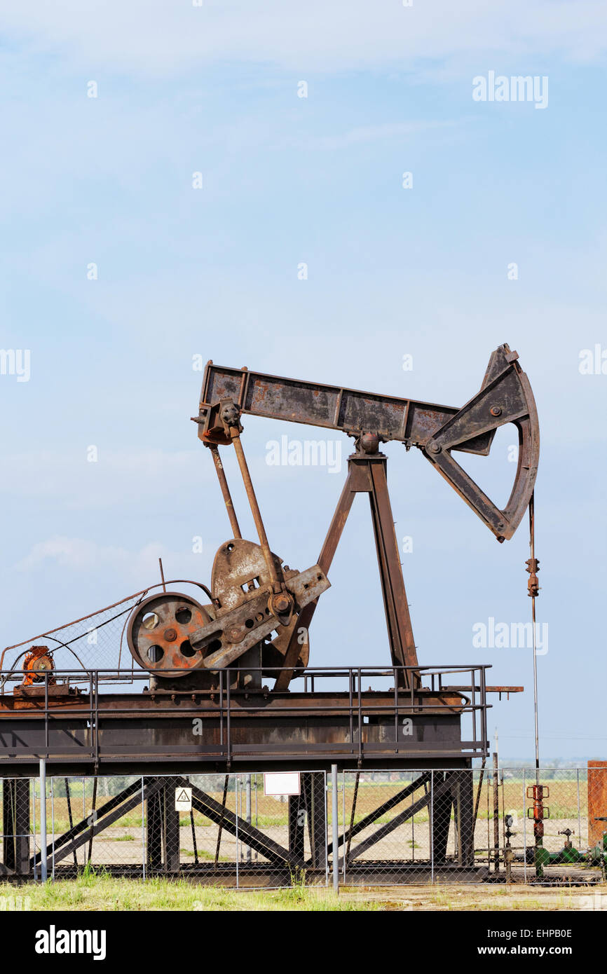 Oil pump jack Stock Photo Alamy
