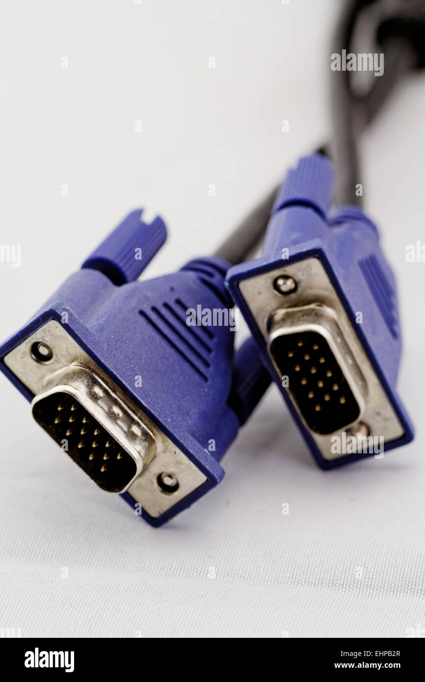 VGA cable Stock Photo