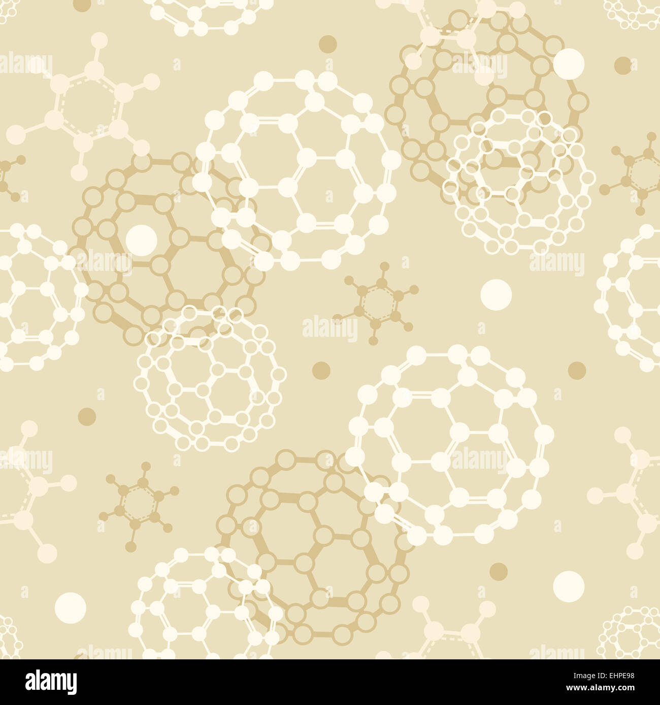 Molecules seamless pattern background Stock Photo - Alamy