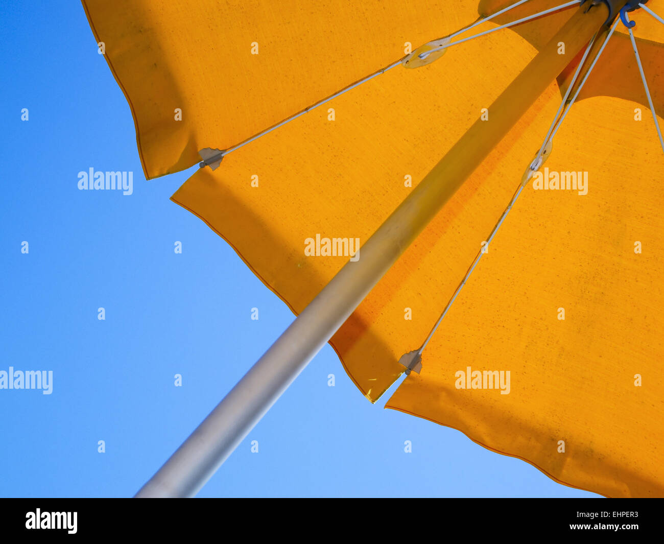 sunshade slanting Stock Photo