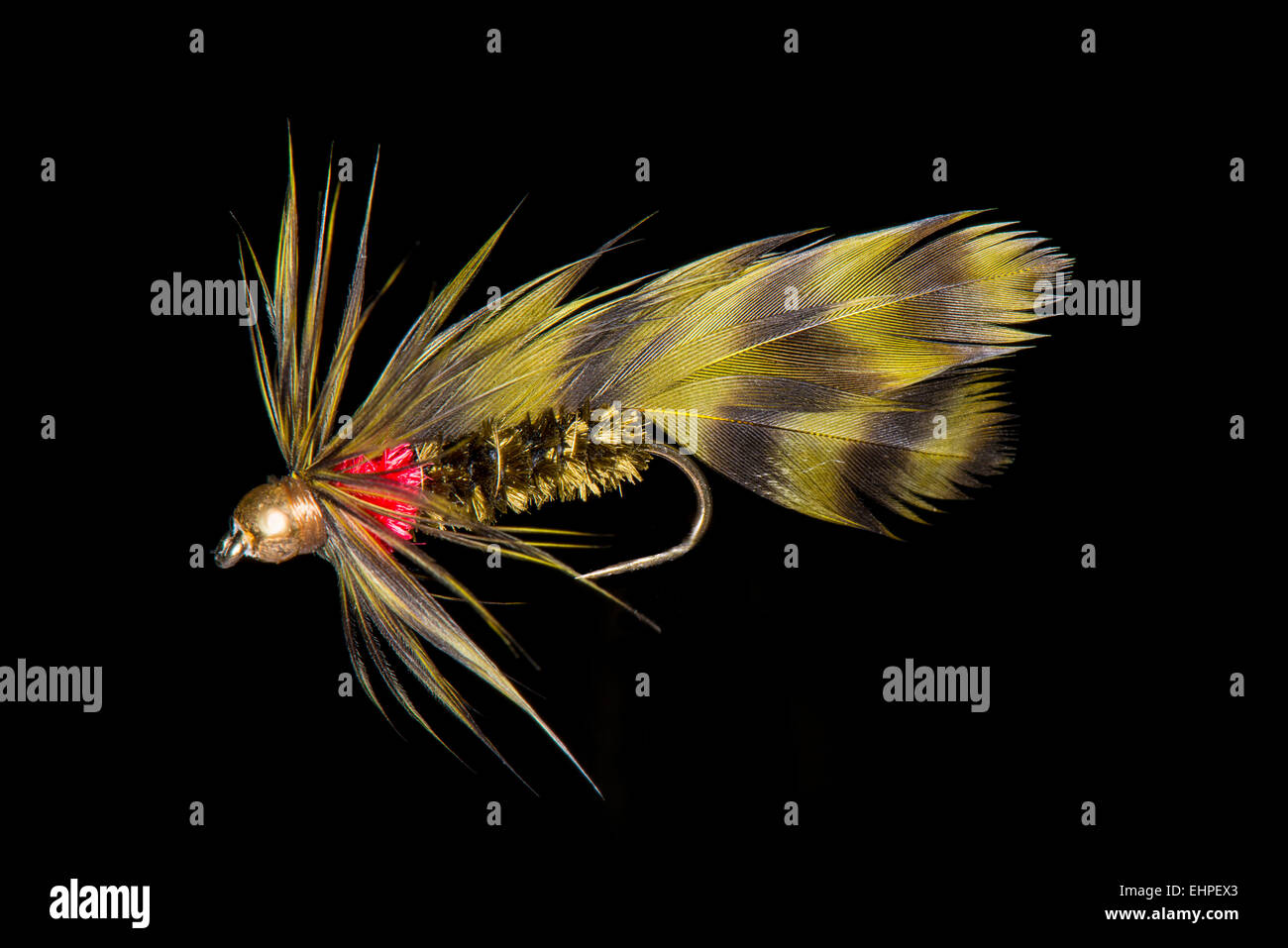 Fly Fishing Lure Stock Photo Alamy
