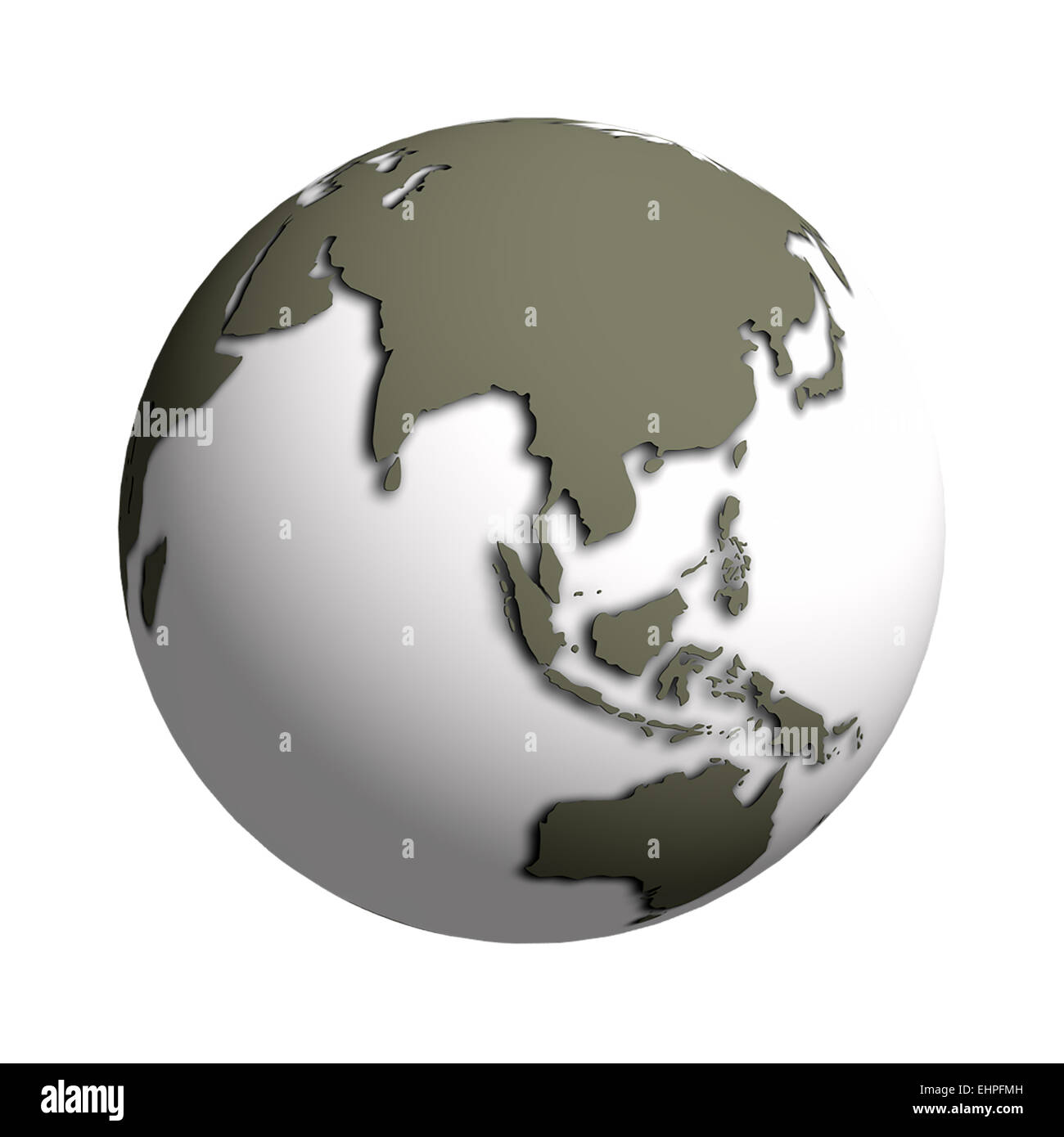 World satellite view Cut Out Stock Images & Pictures - Alamy