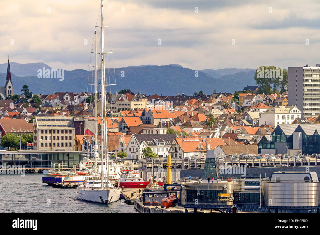 City Of Stavanger Norway Stock Photo