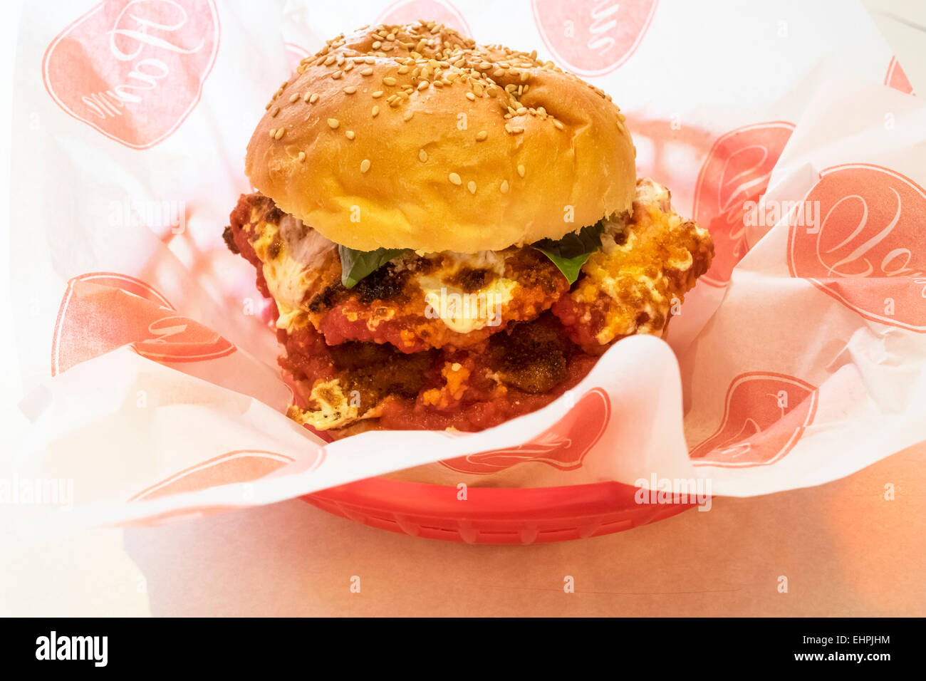 Chicken parm sandwich hires stock photography and images Alamy