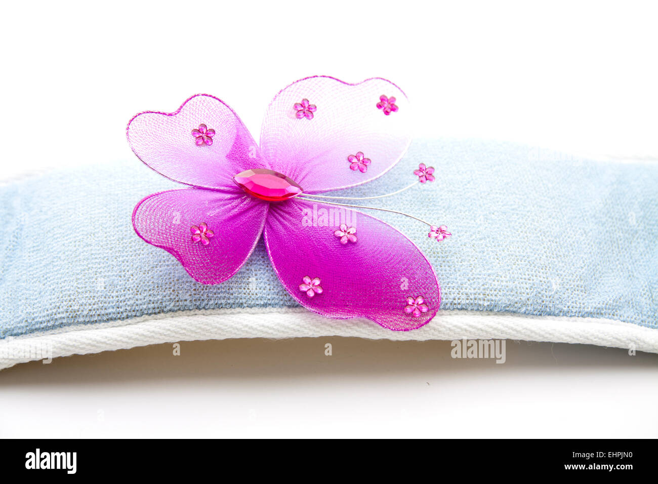 Butterfly with massage tape Stock Photo