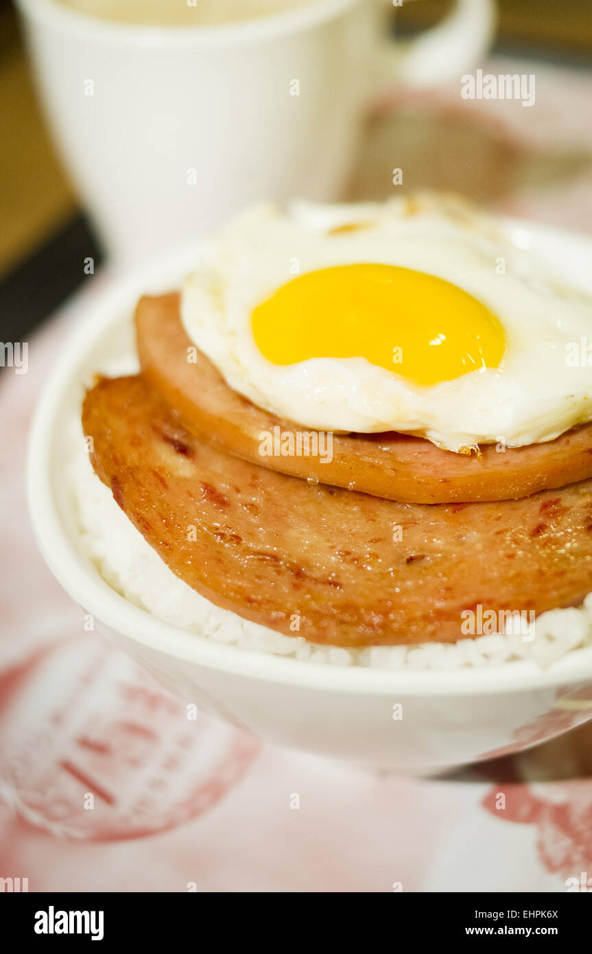 asian fast food in hong kong Stock Photo Alamy