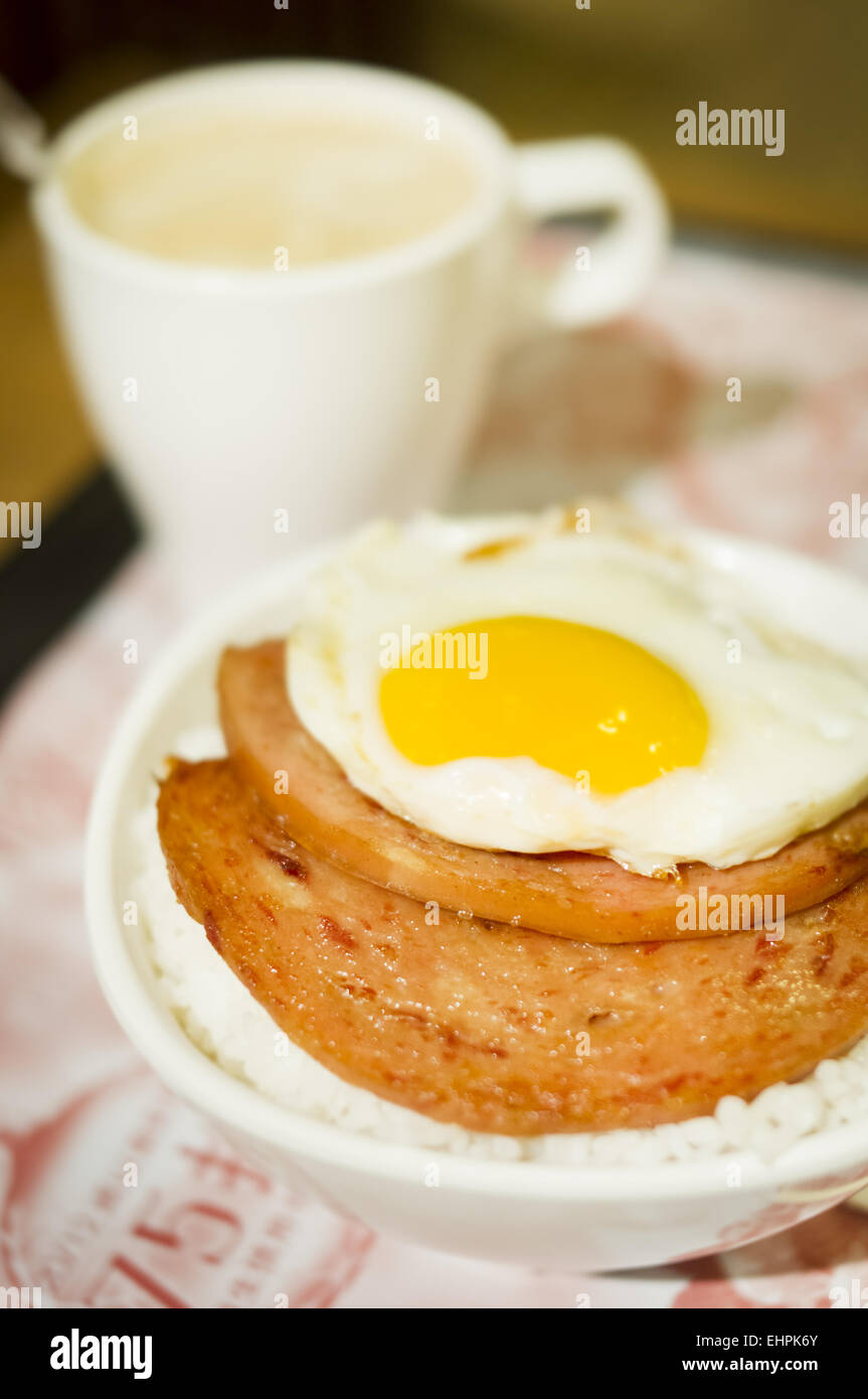 asian fast food in hong kong Stock Photo Alamy
