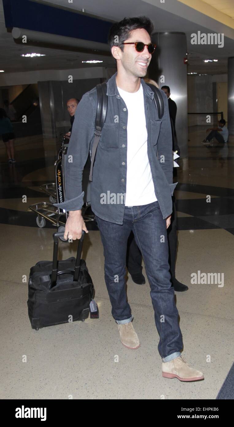 Nev Schulman at Los Angeles International Airport (LAX) Featuring: Nev