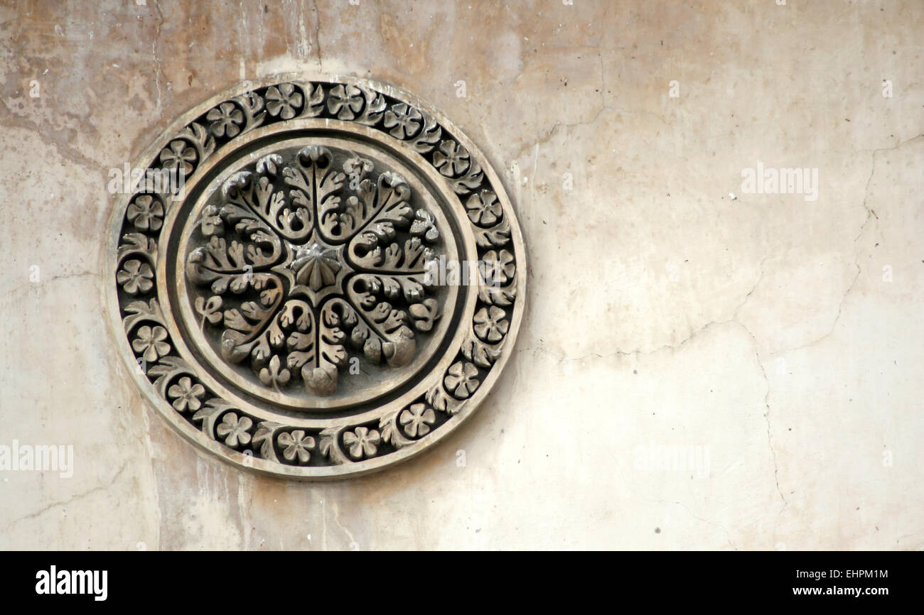 Architecture details of Heritage,monument ,and land mark Charminar built in 1591 CE, Hyderabad,India. Stock Photo