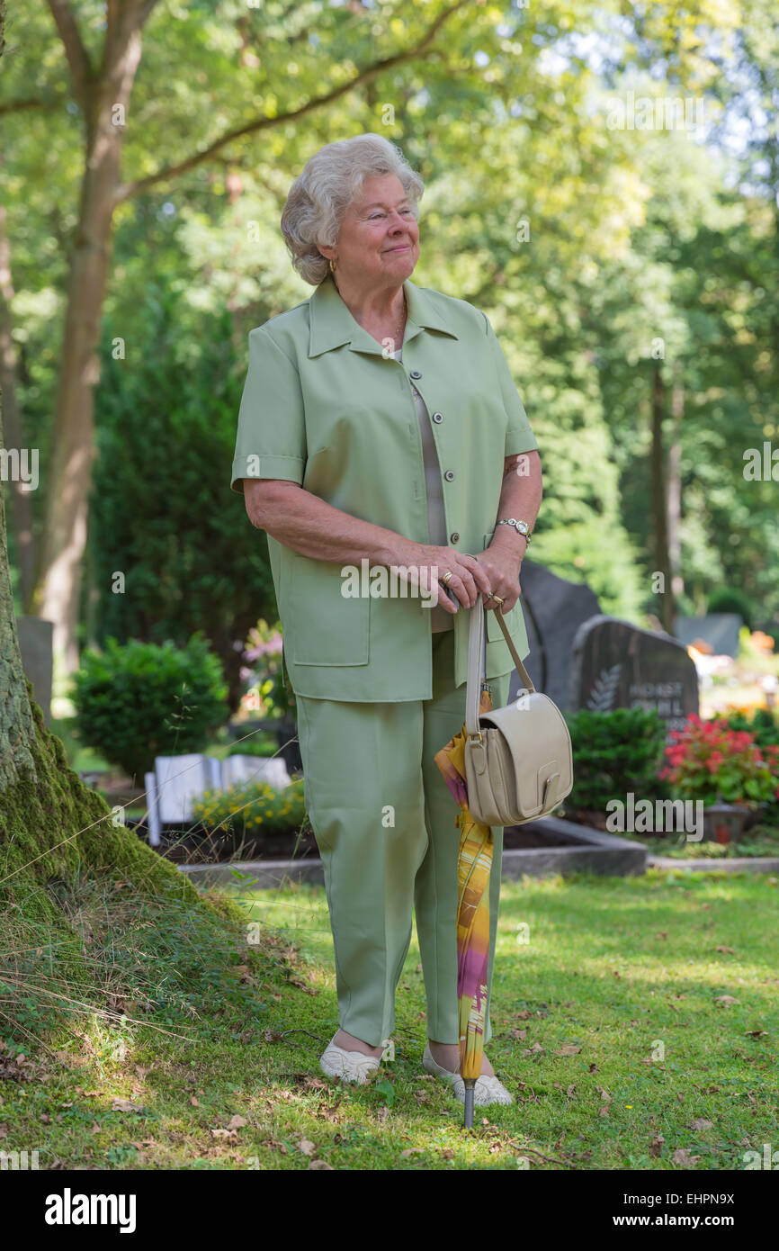 senior walking in park 4 Stock Photo - Alamy