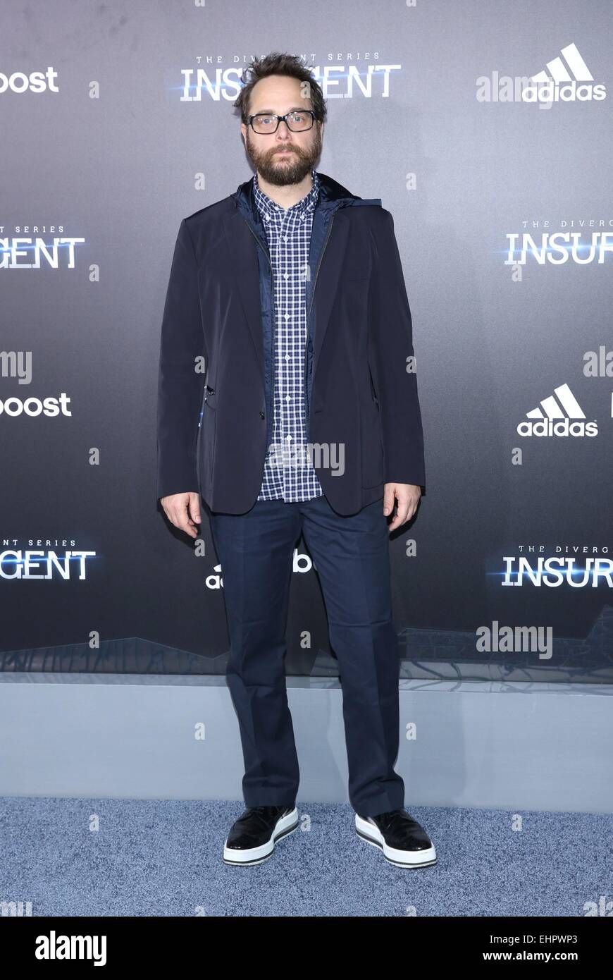 New York, NY, USA. 16th Mar, 2015. Robert Schwentke at arrivals for THE DIVERGENT SERIES: INSURGENT Premiere, Ziegfeld Theatre, New York, NY March 16, 2015. Credit:  Andres Otero/Everett Collection/Alamy Live News Stock Photo
