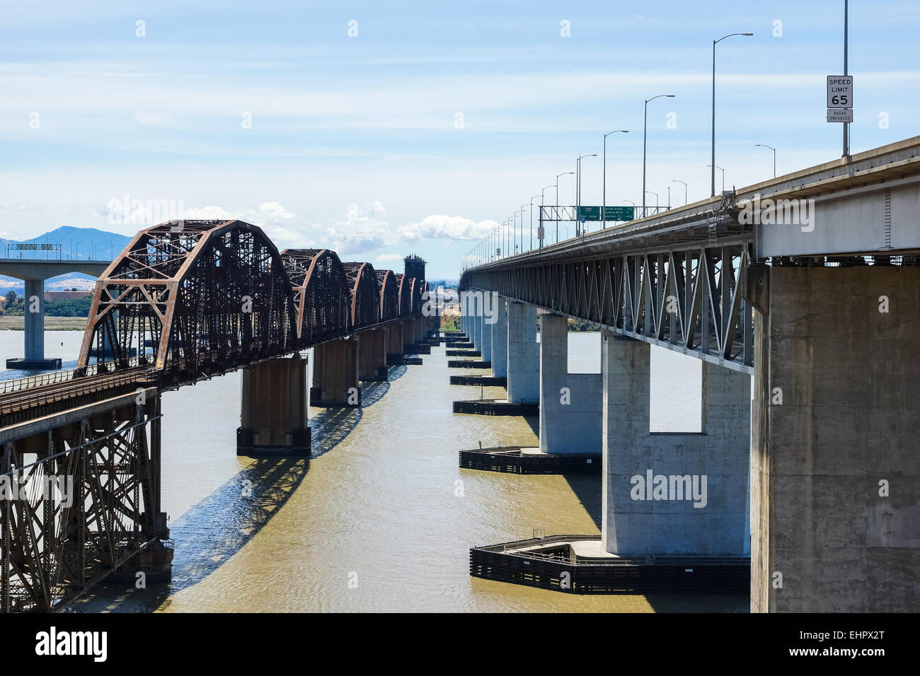 Benicia-Martinez Bridge Stock Photo