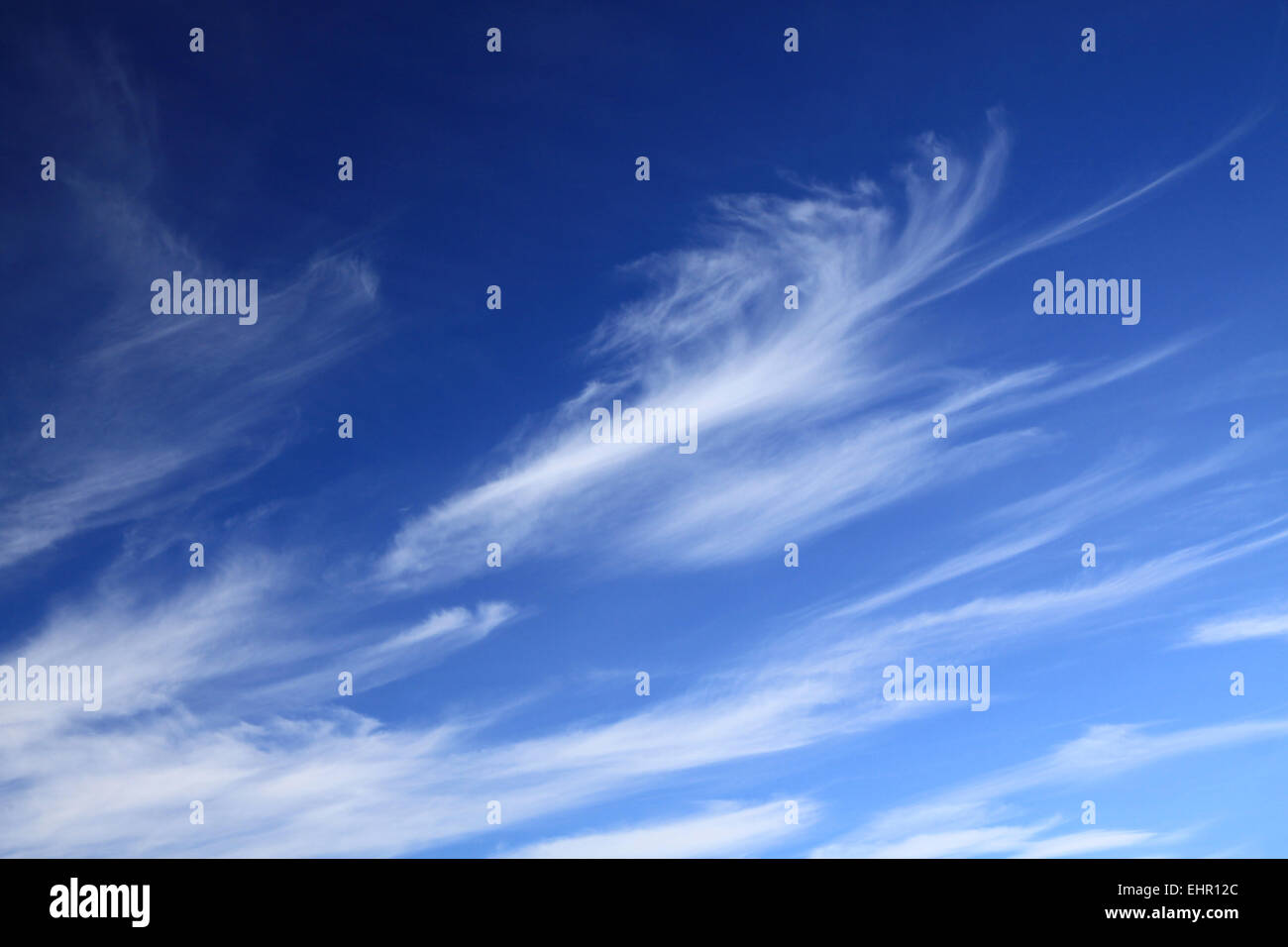 cirrus clouds Stock Photo