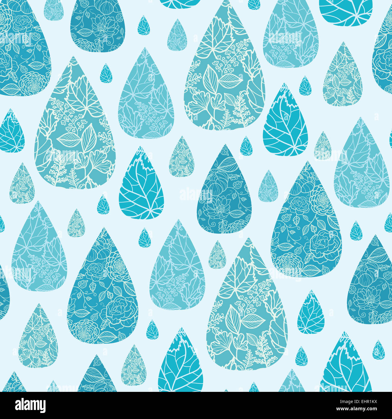 Rain drops textured seamless pattern background Stock Photo - Alamy