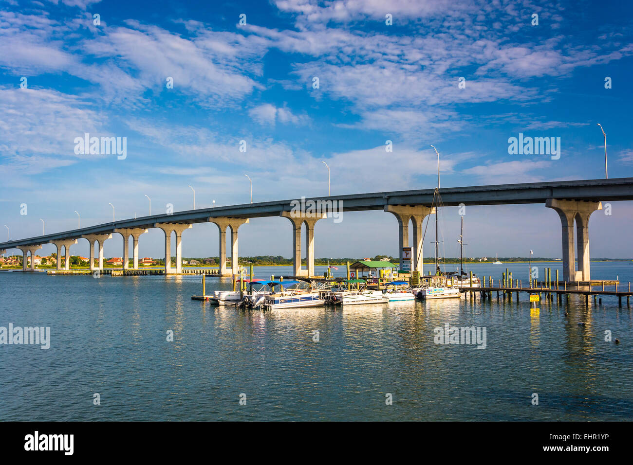 The Vilano Causeway, in Vilano Beach, Florida Stock Photo Alamy