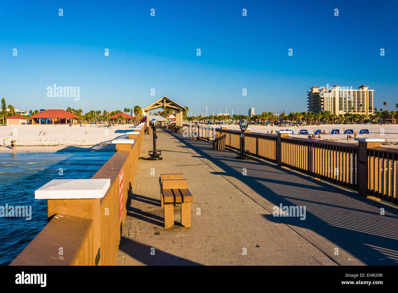 The fishing pier in Clearwater Beach, Florida Stock Photo Alamy