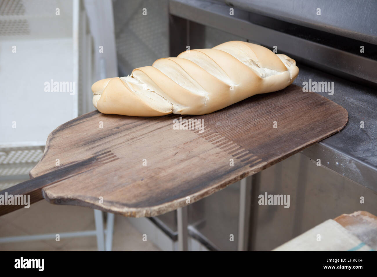 Homemade Bread Baking Electric Oven Stock Photo 1591890013