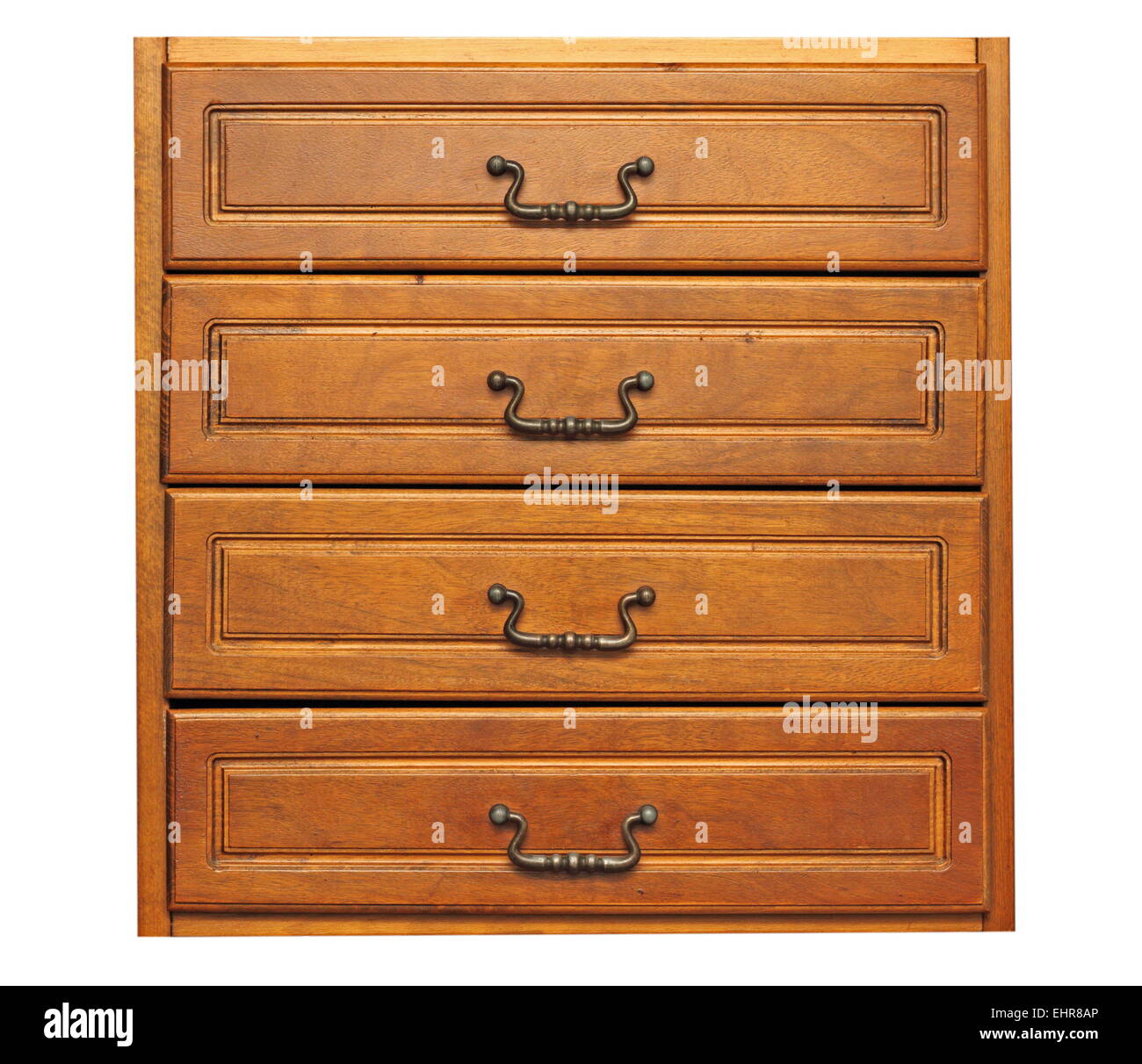 detail of decorated furniture drawers Stock Photo