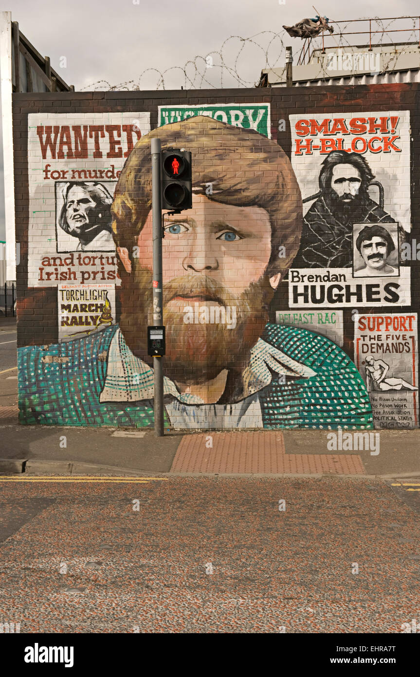 Republican Mural. West Belfast. Northern Ireland Stock Photo Alamy