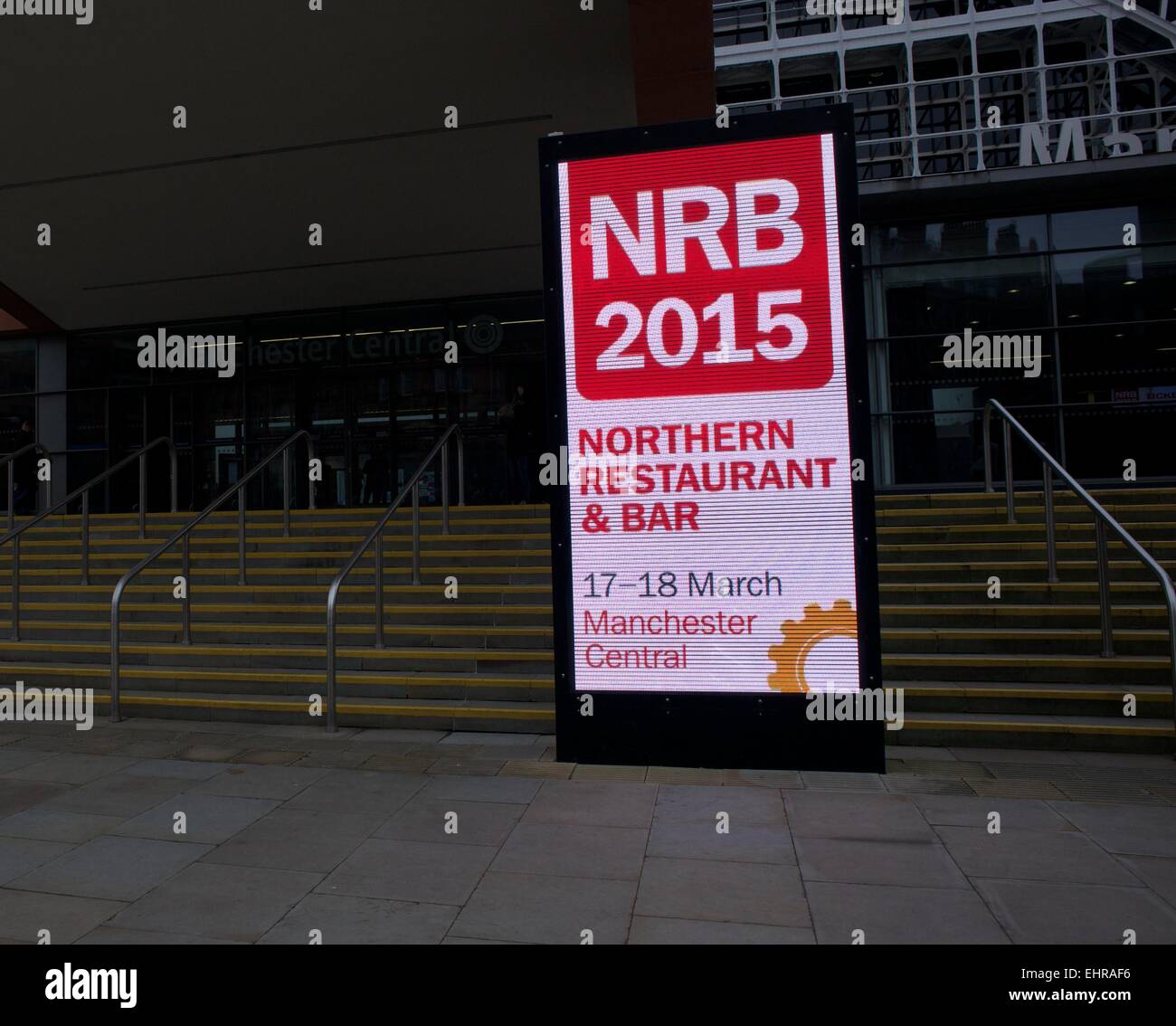 Manchester UK 17th March The Northern Restaurant and Bar Show opens