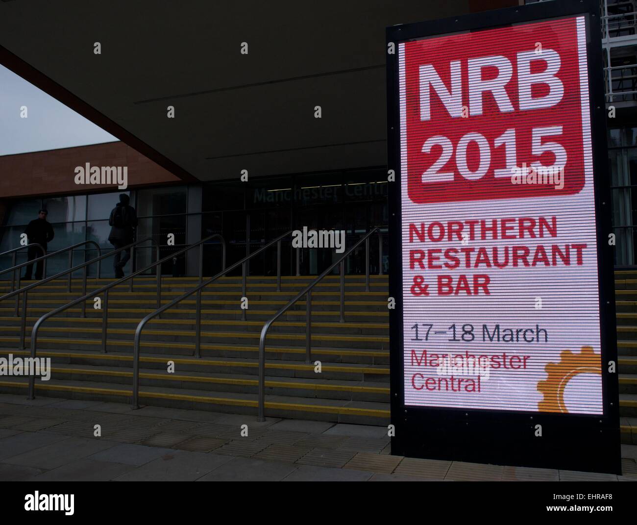 Manchester UK 17th March The Northern Restaurant and Bar Show opens