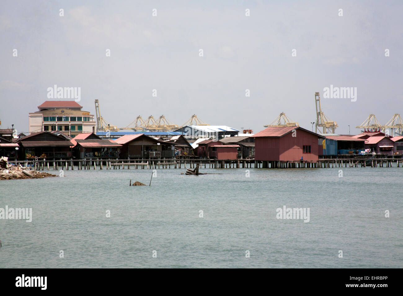 Chew jetty George Town Penang Malaysia Stock Photo