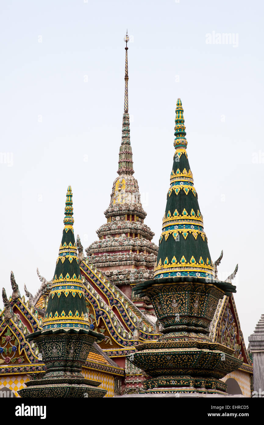 Grand Palace, Wat Phra Kaew, Bangkok. Stock Photo