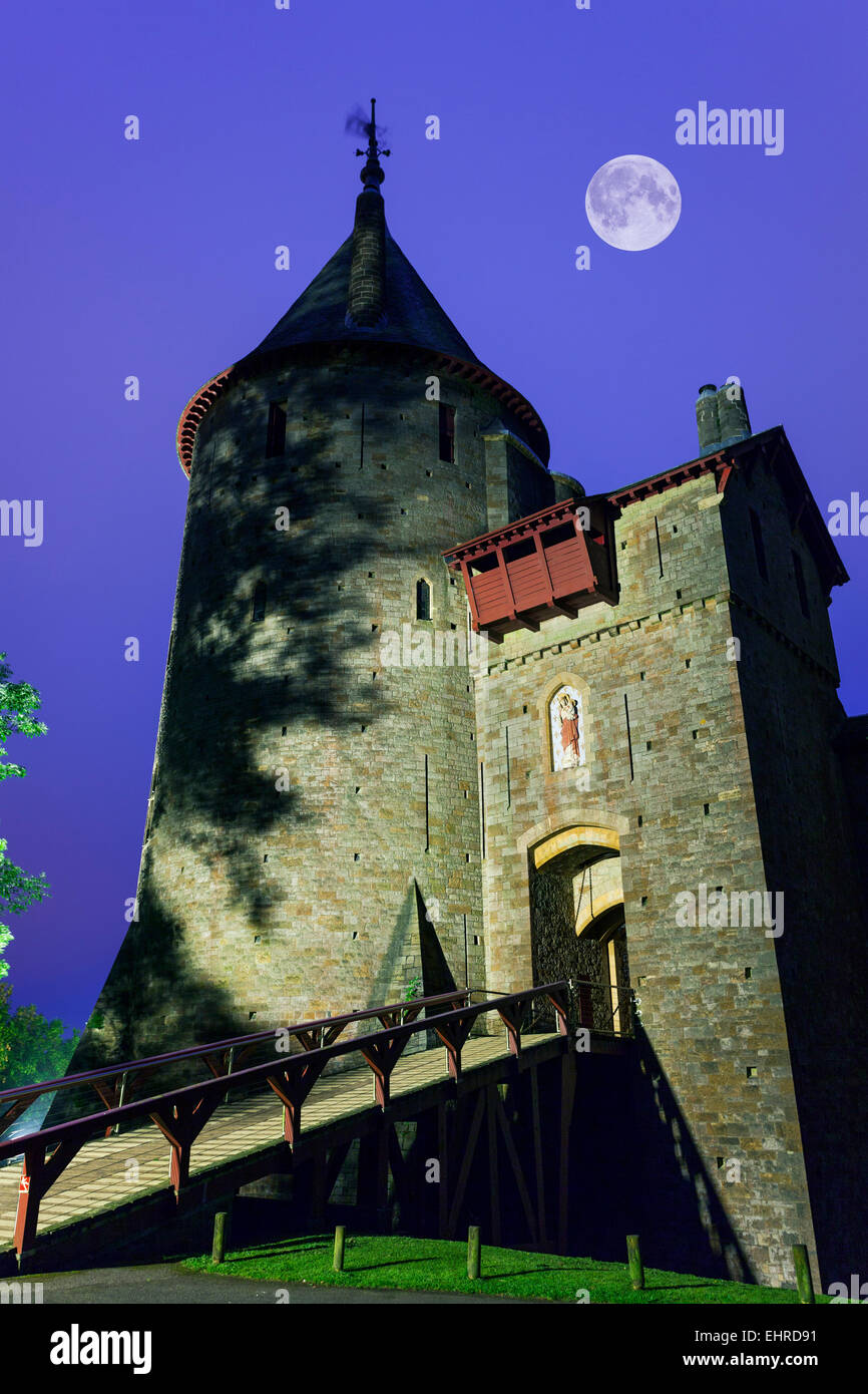 Castell Coch, Castle Coch, The Red Castle,Tongwynlais, Cardiff Stock Photo