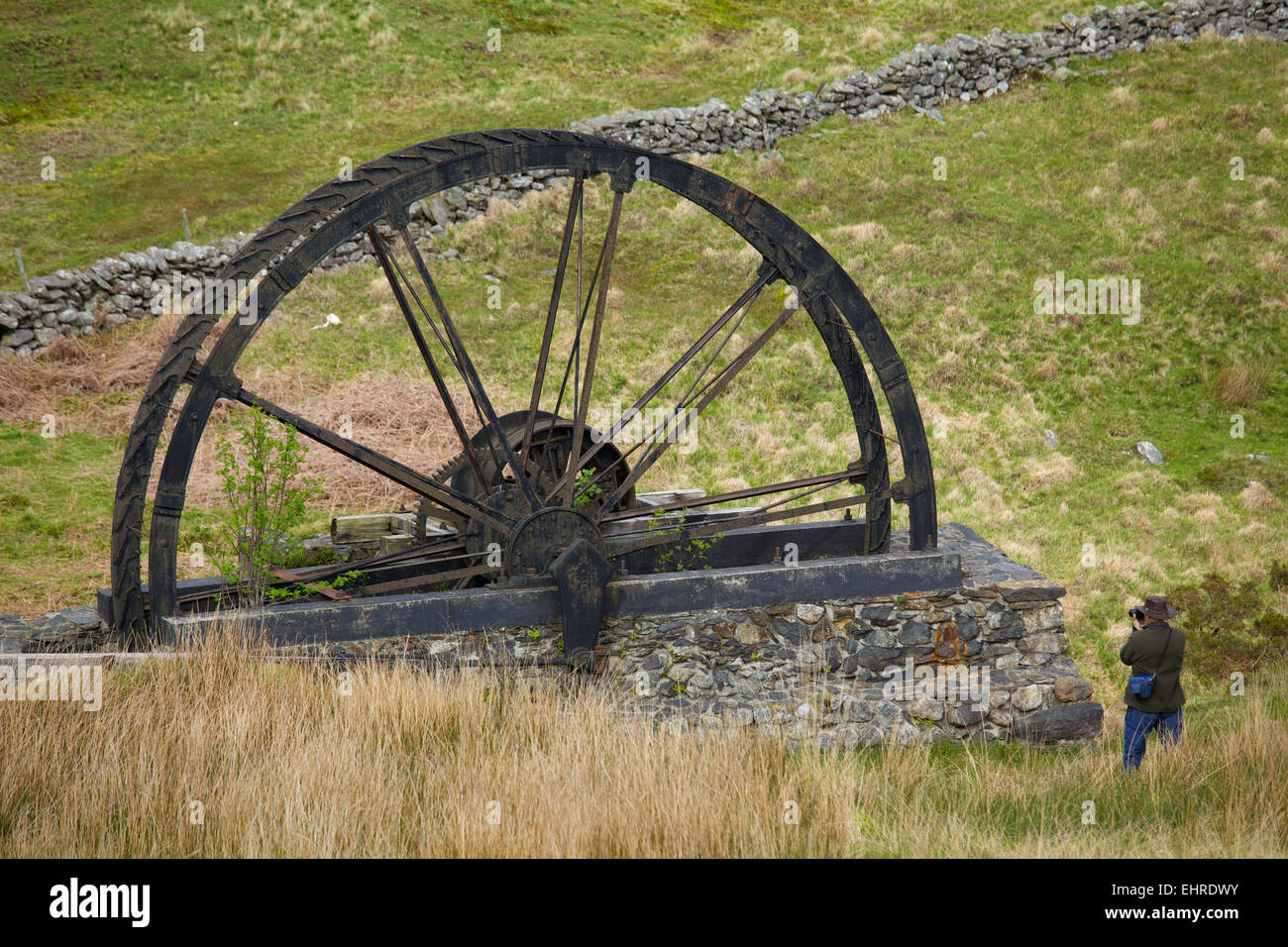 Gwynedd, Snowdonia, Cwm Pennant disused copper mine at Cwm Ciprwth