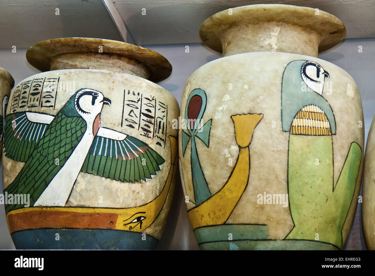Egypt Luxor Egyption Pottery Stock Photo Alamy