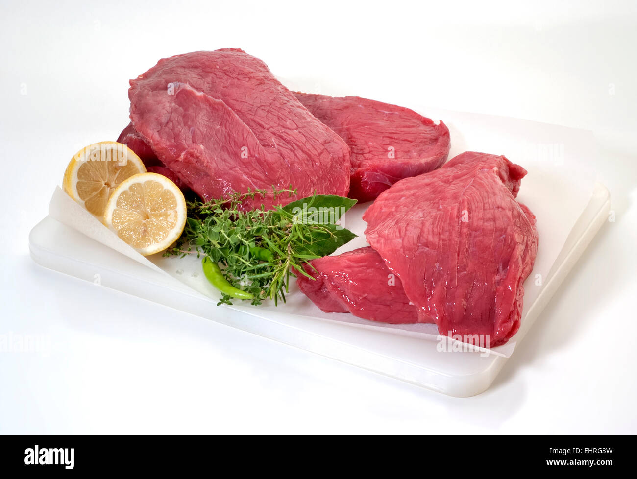 Pieces of beef shoulder Stock Photo Alamy