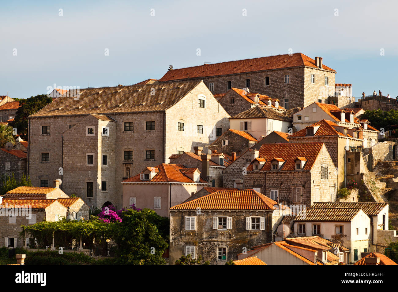 View of Dubrovnik Rooftops from the City Walls, Croatia Stock Photo - Alamy