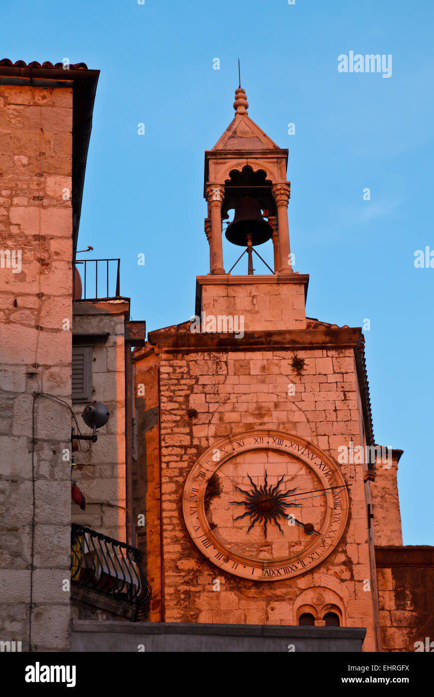 Iron Gate in Diocletian Palace in Split, Croatia Stock Photo
