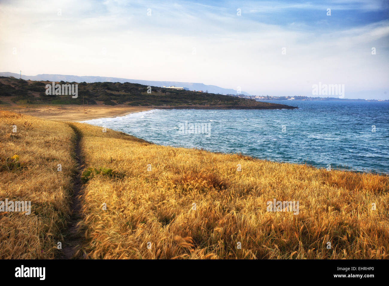 Sicilian coast near Eloro greek site, Italy Stock Photo - Alamy