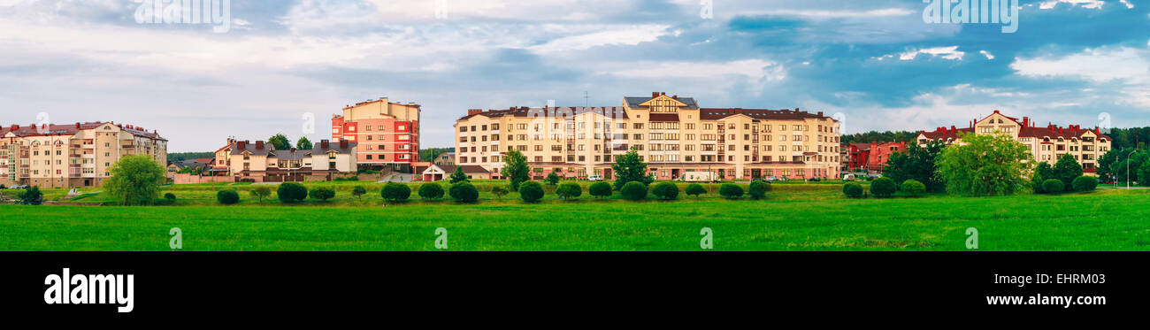 Apartment Houses In Minsk, Partizansky District, Belarus Stock Photo