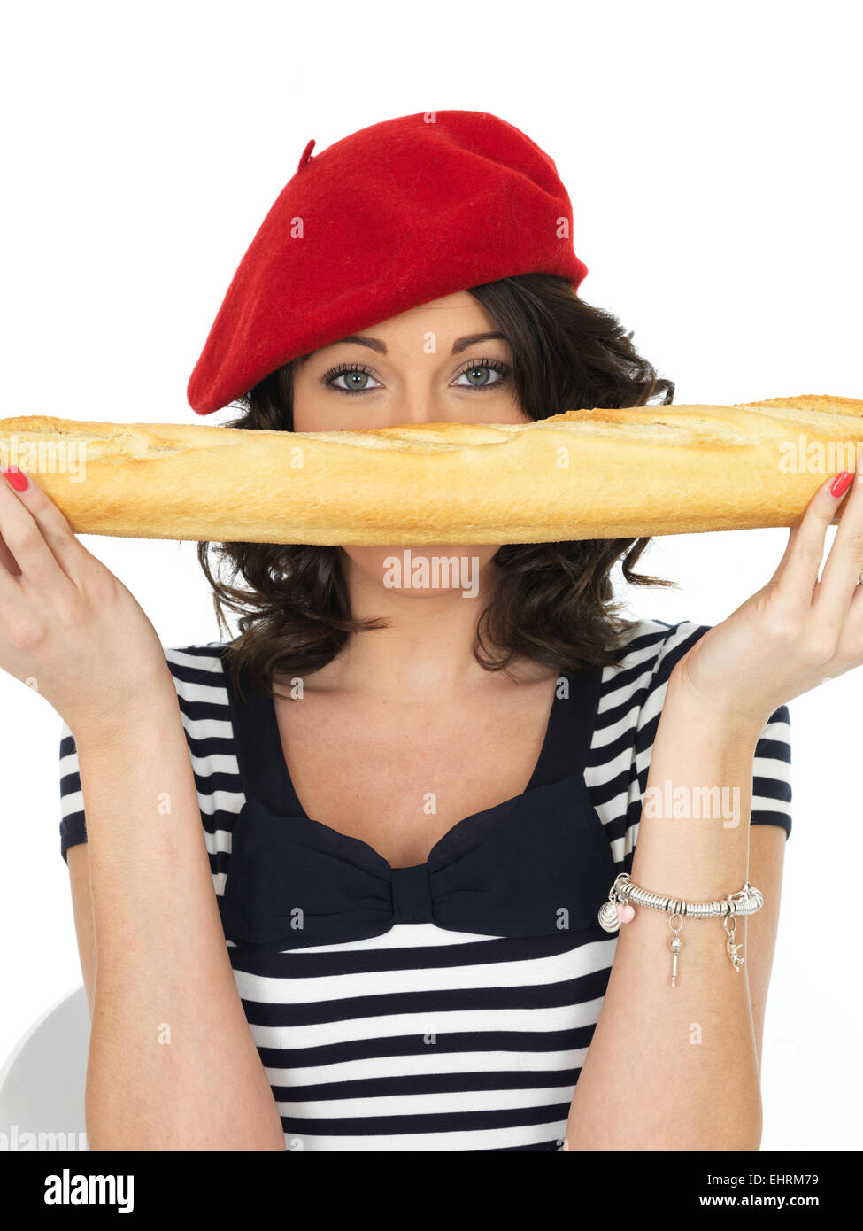 French woman beret hi-res stock photography and images - Alamy