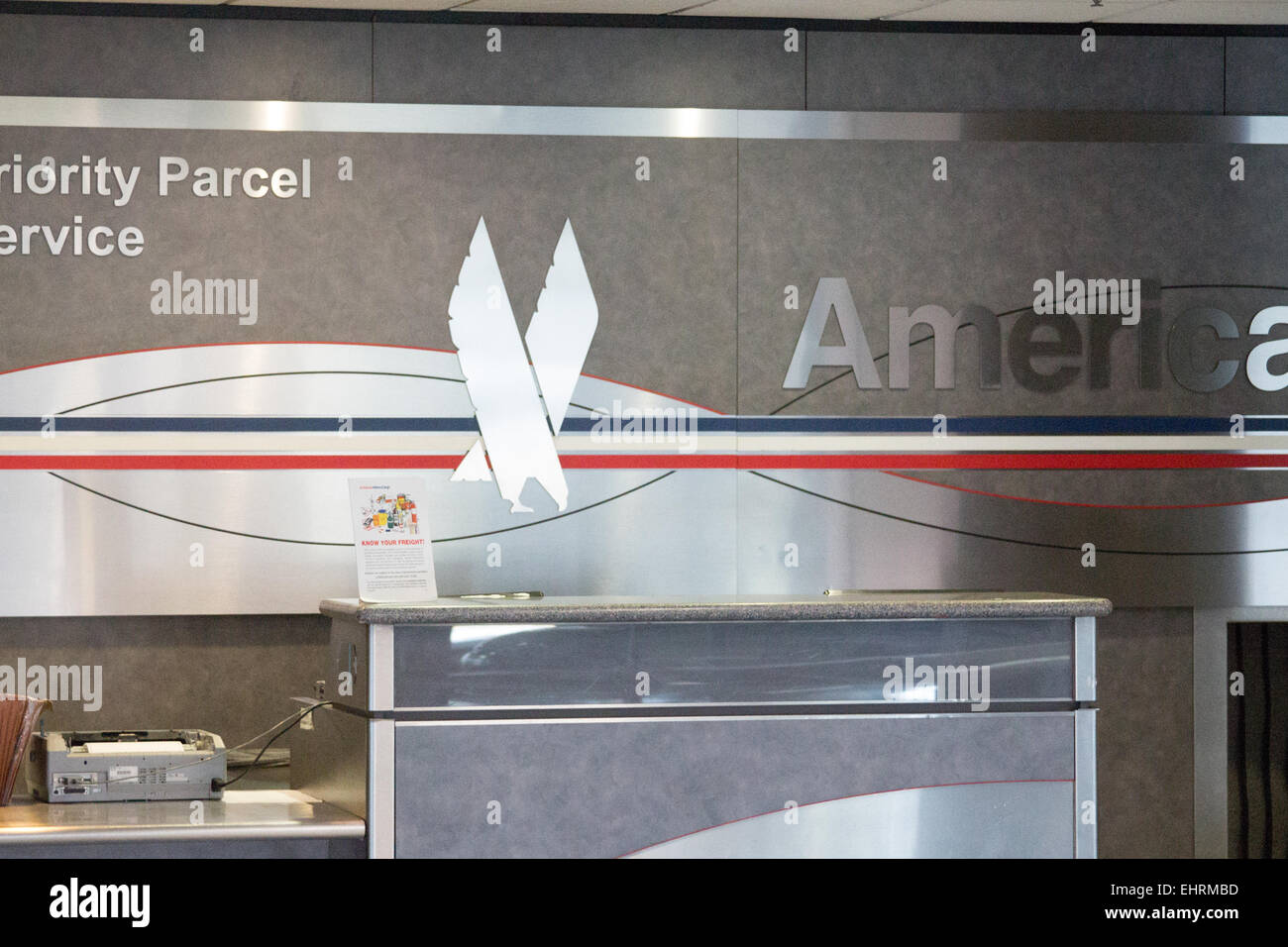 American Airlines Check In Desk At Chicago O Hare International