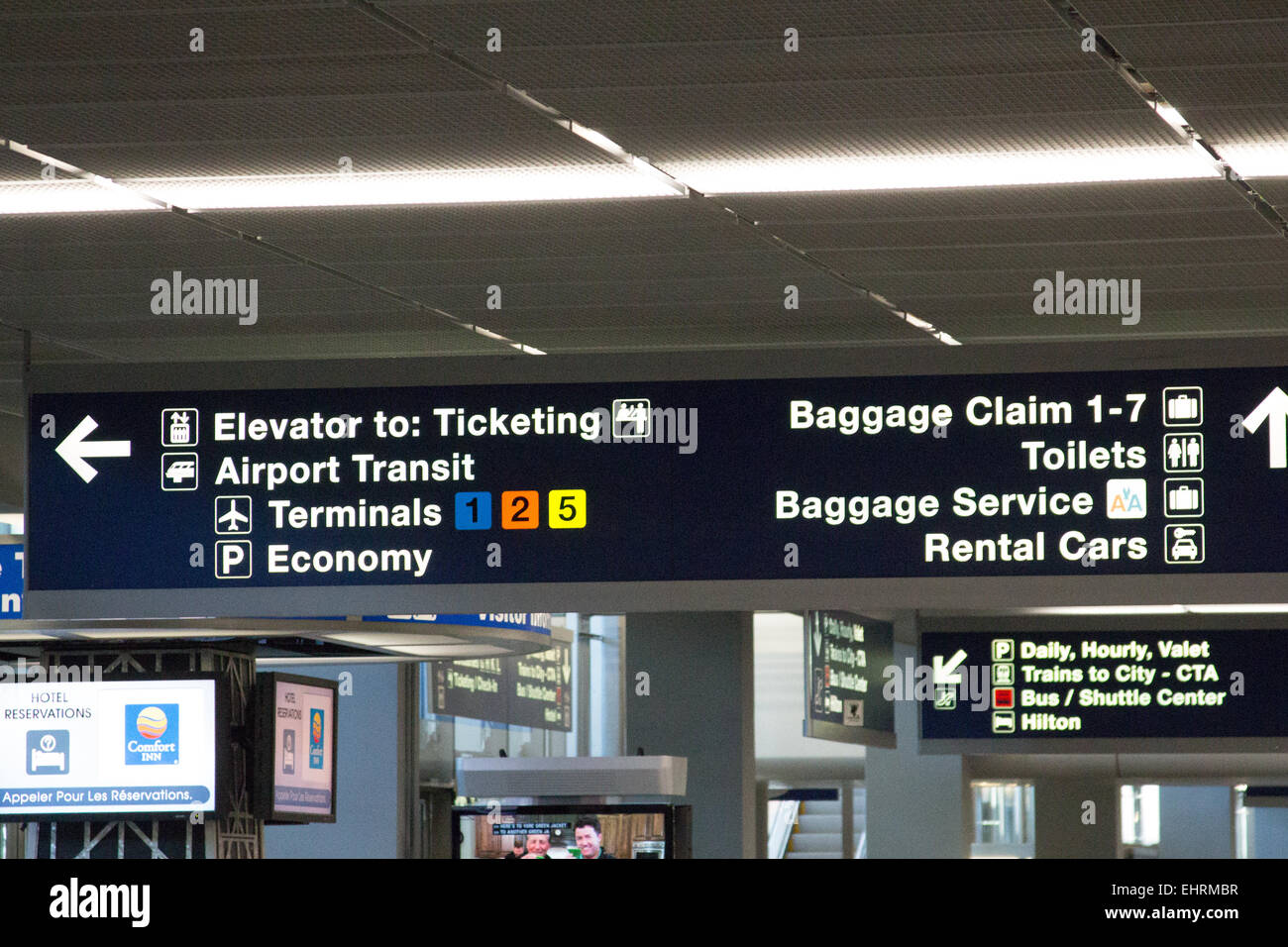 Chicago o'hare sign hires stock photography and images Alamy