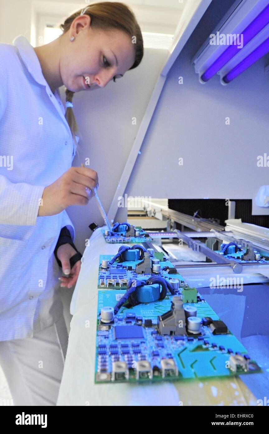 The laboratories of Company ZAT employs around 200 people in Pribram, central Bohemia, Czech Republic, on March 17, 2015. ZAT is the oldest company in the area of automation in the Czech Republic and the sector's co-founder in the world. Sales of Czech control systems producer ZAT Pribram fell below Kc500m in the past fiscal year ending at the end of March this year after a fall of 30 percent to Kc531.5m in the previous fiscal year. The fall was caused by the impacts of the economic crisis on the nuclear energy sector. This year the company expects its sales to grow to Kc650m up to Kc750m.  (C Stock Photo