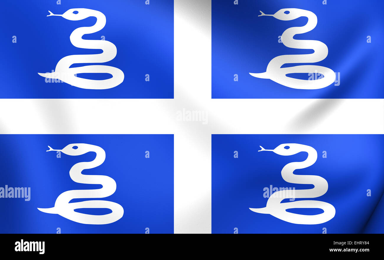 Flag of Martinique. Close Up Stock Photo Alamy