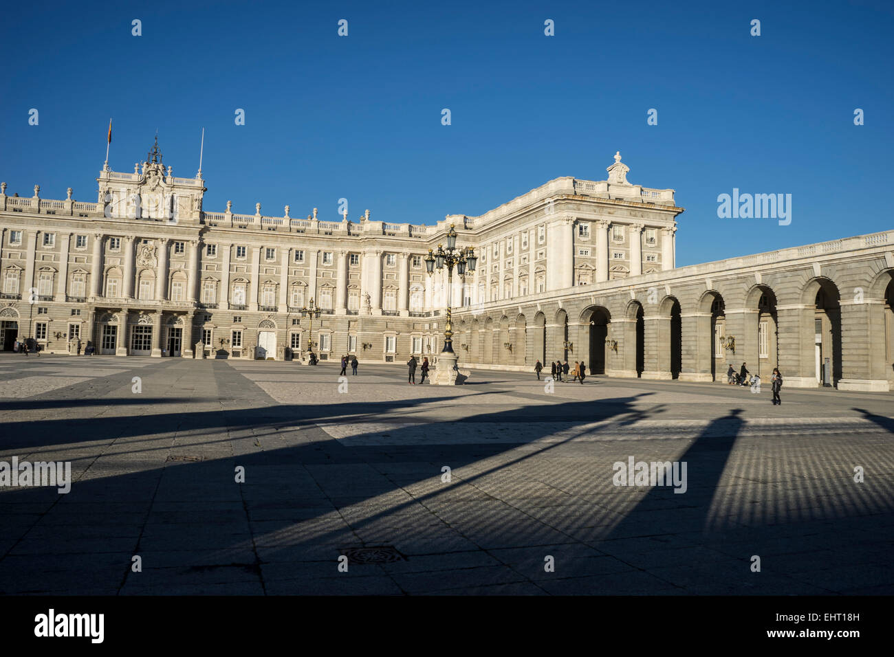 Royal Palace of Madrid, located in the area of the Habsburgs, classical