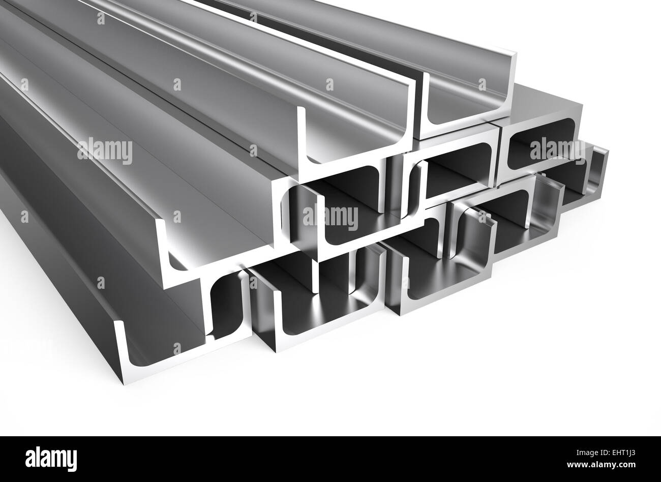 rolled metal Ubar isolated on white background Stock Photo Alamy