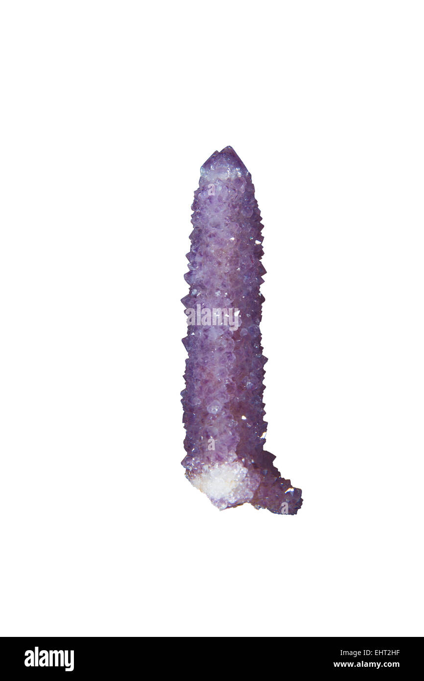 Amethyst crystal Stock Photo