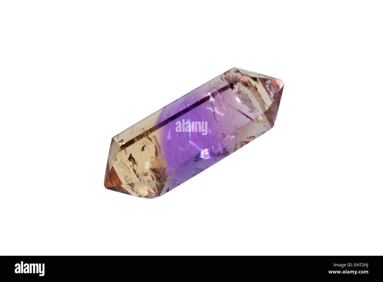 Amethyst citrine crystal 3 Stock Photo Alamy
